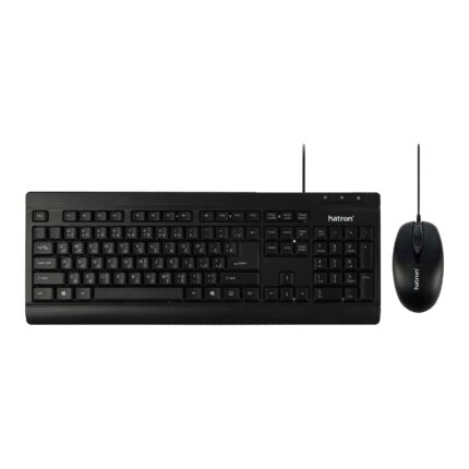 کیبورد موس دار هترون مدل Hkc220 با حروف فارسی